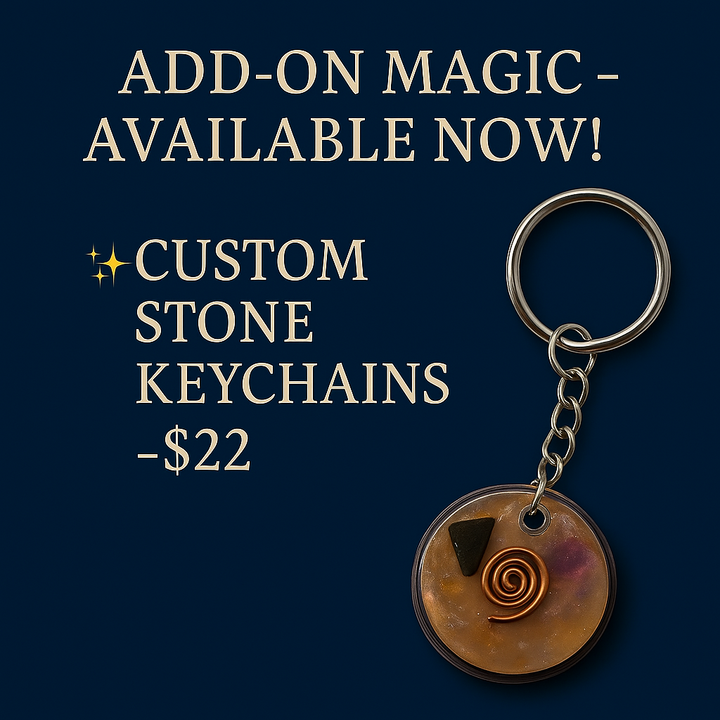 ๐น Custom Stone Keychains โ $22