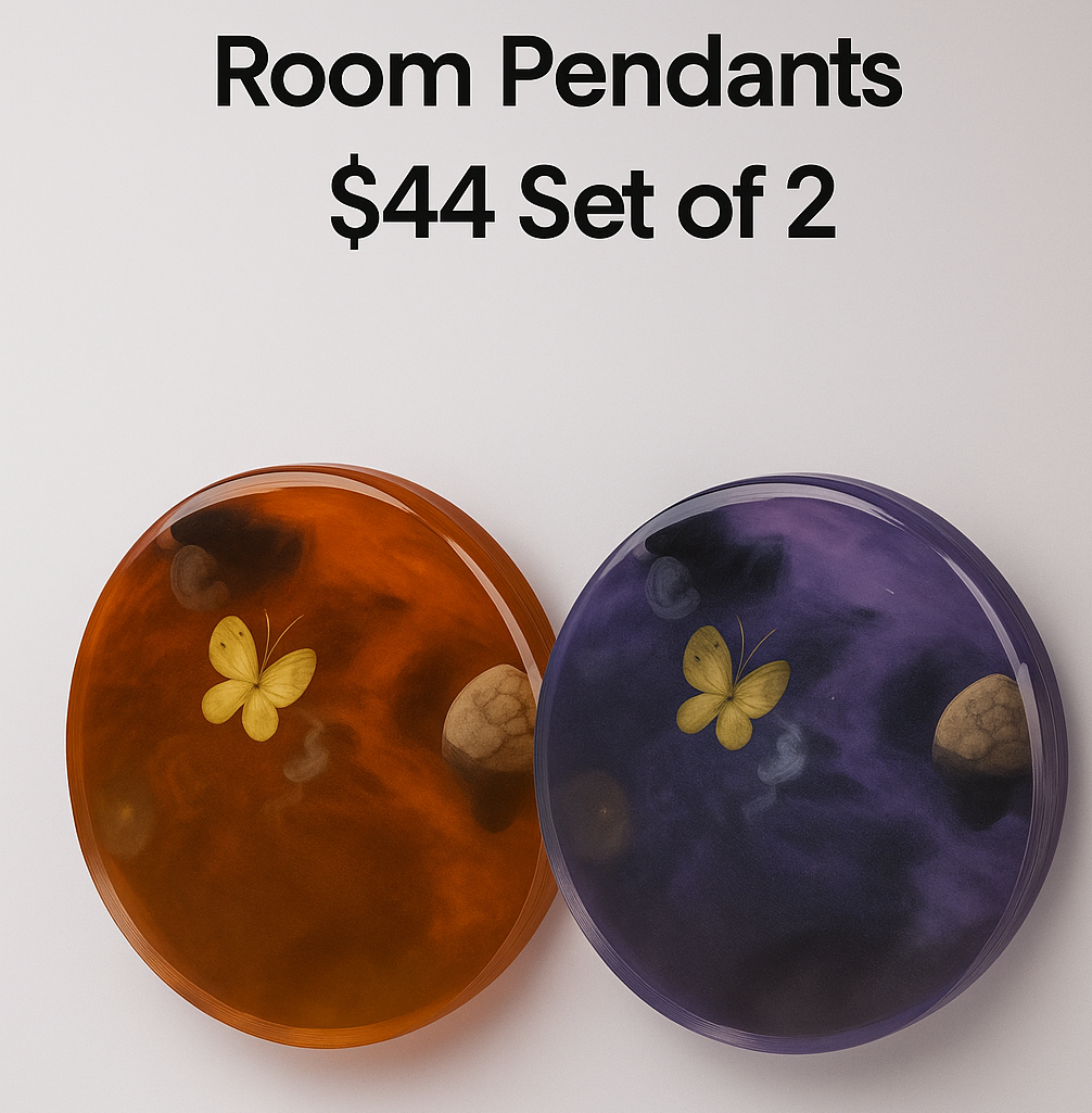 🔹 Energy Room Pendants – $44