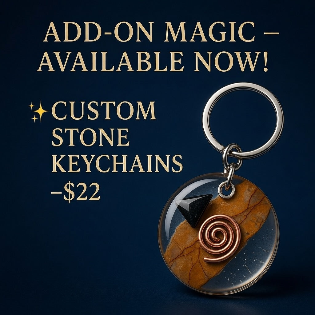 🔹 Custom Stone Keychains – $22